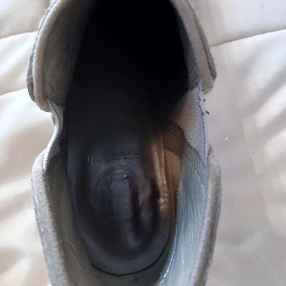 Tory Burch Taupe Ankle Booties
